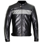 Weise Cabot Leather Jacket Black/Grey