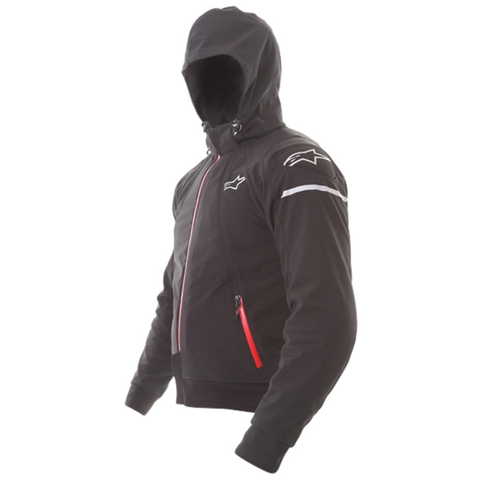 Alpinestars Sektor v2 Tech Hoodie Black Bright Red