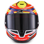Alpinestars Supertech S-R7 Taiyo Furusato Helmet Red White Blue Yellow Fluo Glossy 2