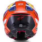 Alpinestars Supertech S-R7 Taiyo Furusato Helmet Red White Blue Yellow Fluo Glossy 6