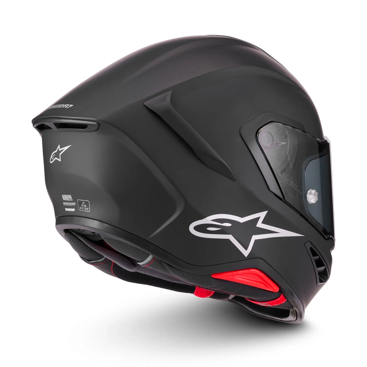 Alpinestars Supertech S-R7 Solid Helmet Black Matt 5