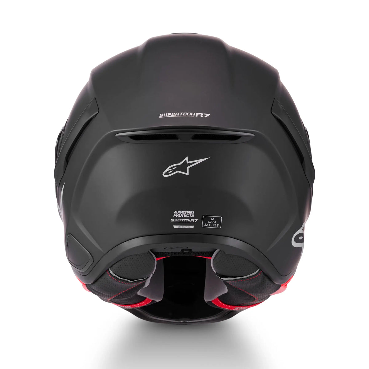 Alpinestars Supertech S-R7 Solid Helmet Black Matt 6