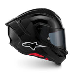Alpinestars Supertech S-R7 Solid Helmet Black Glossy 5