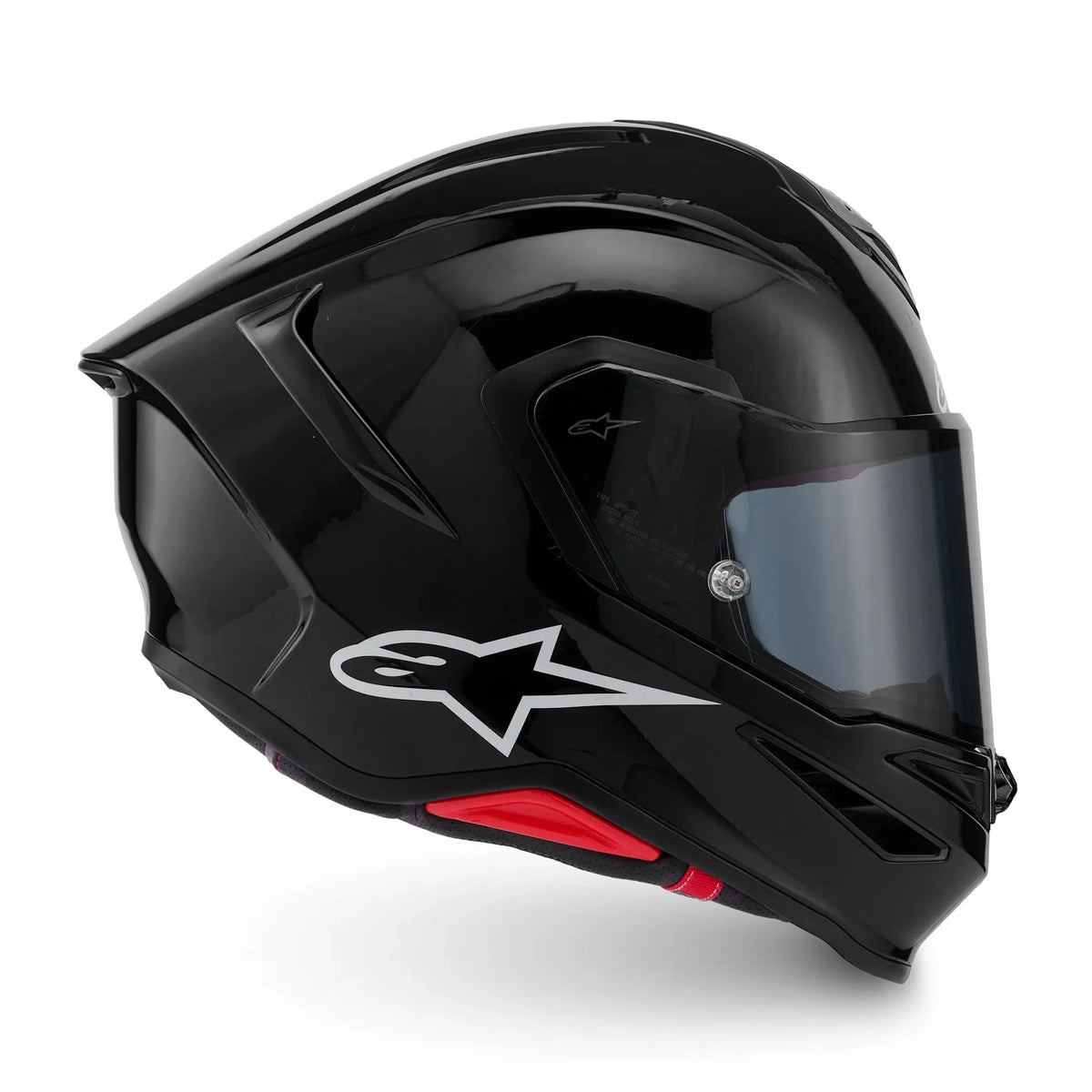 Alpinestars Supertech S-R7 Solid Helmet Black Glossy 5