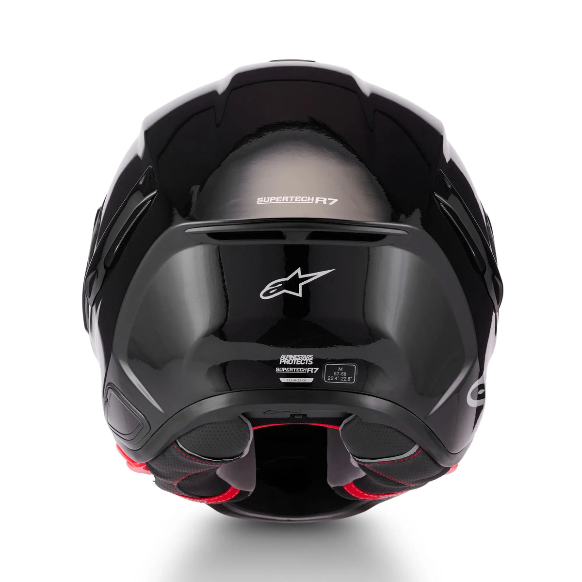 Alpinestars Supertech S-R7 Solid Helmet Black Glossy 6
