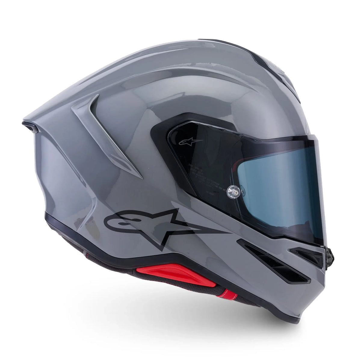 Alpinestars Supertech S-R7 Solid Helmet Grey Glossy 5