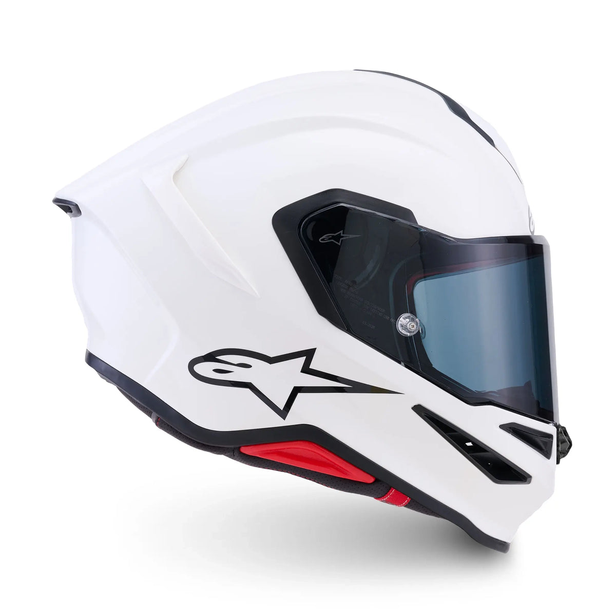 Alpinestars Supertech S-R7 Solid Helmet White Glossy 5