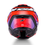 Alpinestars Supertech S-R7 Lumen Helmet Black Purple Red Fluo White Glossy 2