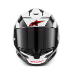Alpinestars Supertech S-R7 A-Core Helmet Black White Red Glossy 3