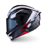 Alpinestars Supertech S-R7 A-Core Helmet Black White Red Glossy 4