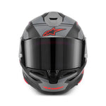Alpinestars Supertech S-R7 A-Core Helmet Black Grey Red Matt 3