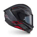 Alpinestars Supertech S-R7 A-Core Helmet Black Grey Red Matt 5