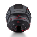 Alpinestars Supertech S-R7 A-Core Helmet Black Grey Red Matt 6