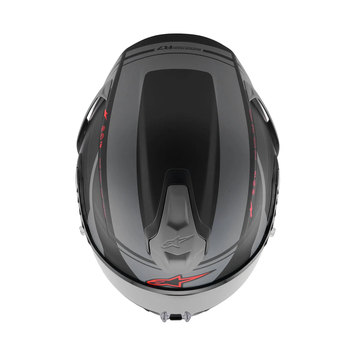 Alpinestars Supertech S-R7 A-Core Helmet Black Grey Red Matt 7