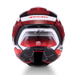 Alpinestars Supertech S-R7 Kinetis Helmet Black Red White Glossy 7