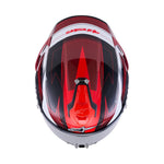Alpinestars Supertech S-R7 Kinetis Helmet Black Red White Glossy 8