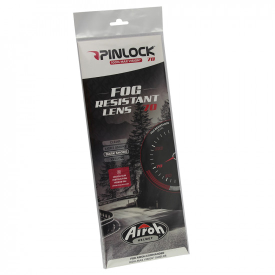 Airoh Commander Dark Smoke Pinlock 70 Anti Fog Insert Parts/Accessories - SKU ARHPIN20