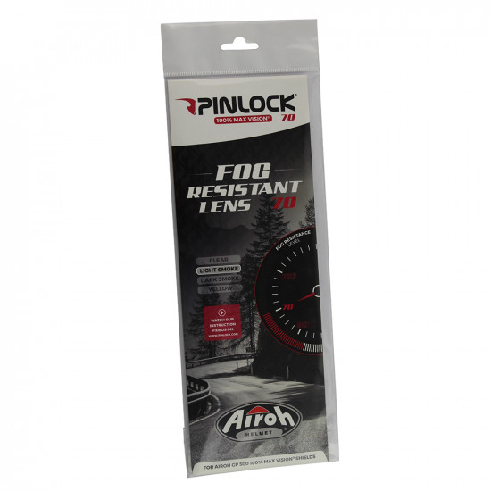 Airoh GP500 Light Smoke Pinlock 70 Anti Fog Insert Parts/Accessories - SKU ARHPIN11