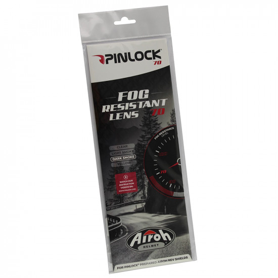 Airoh Rev 19 Pinlock 70 Dark Smoke Anti Fog Insert