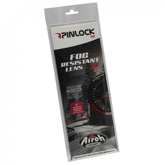 Airoh Rev 19 Pinlock 70 Light Smoke Anti Fog Insert Parts/Accessories - SKU ARHPIN22