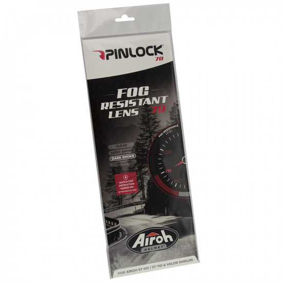 Airoh ST501 ST701 Valor Dark Smoke Pinlock 70 Anto Fog Insert Parts/Accessories - SKU ARHPIN18