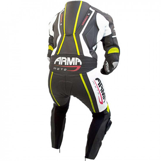 Armr Harada R Leather Suit Black/Flu.Yellow 38 Leather Suits £359.99