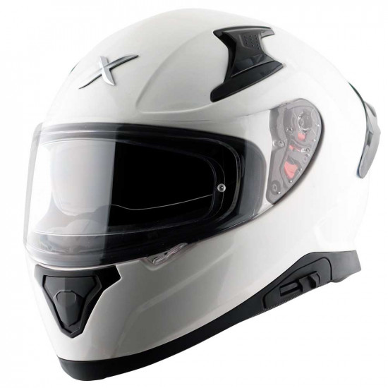 Axor Apex Gloss White Full Face Helmets - SKU AXR004L