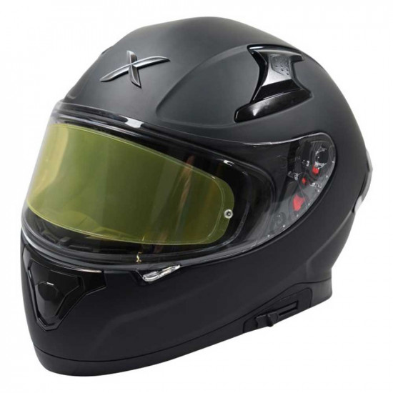 Axor Apex Matt Black Full Face Helmets - SKU AXR003L
