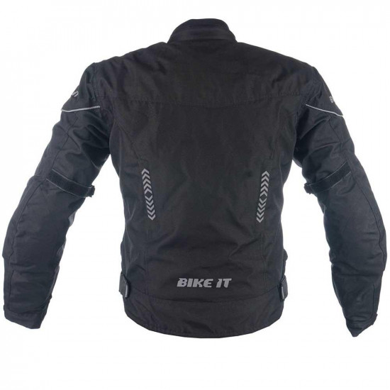 Bike It Insignia Ladies Waterproof Jacket Black Ladies Motorcycle Jackets - SKU JKT25XS