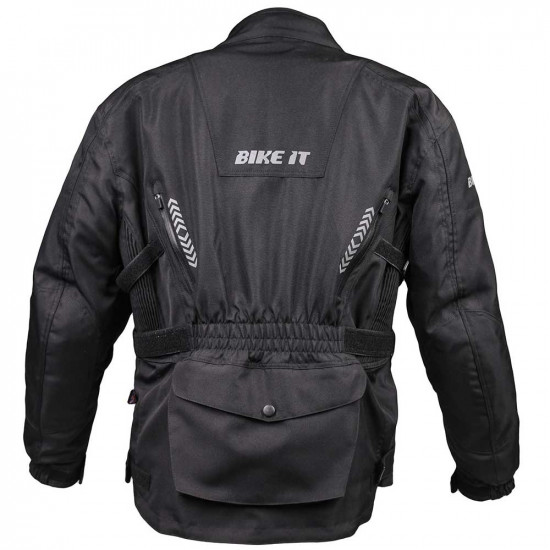 Bike It Triple Black Waterproof Jacket £109.95 Mens Motorcycle Jackets - SKU JKT20XS from RaceLeathers Motorcycle Clothing