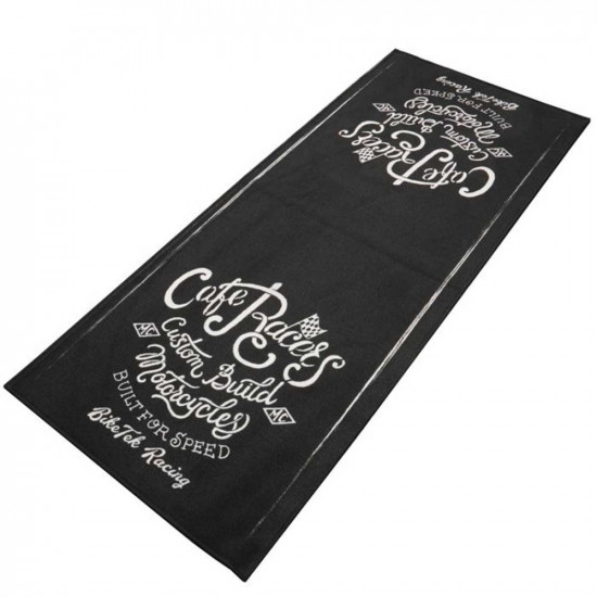 Biketek Series 7 Garage Mat - Cafe Racer / Custom £49.95 Road Bike Accessories - SKU GRGMAT98 from RaceLeathers Motorcycle Clothing