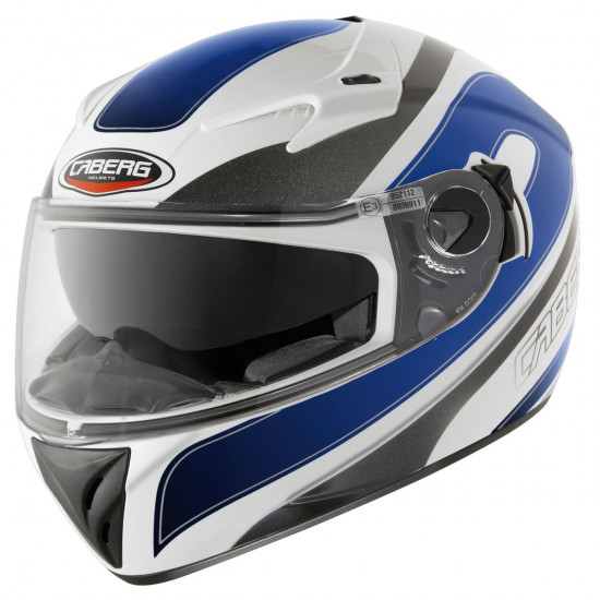 Caberg VR2R Chrono White Blue Full Face Helmets - SKU 0488694