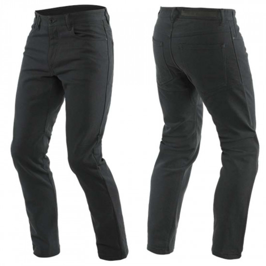 Dainese Casual Slim Tex Pants 001 Black Mens Motorcycle Trousers - SKU 914/175515500128
