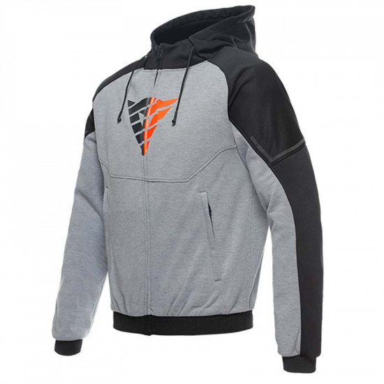 Dainese Daemon-X Safety Hoodie 95H Grey Black Fluo Red