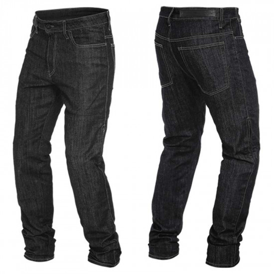 Dainese Denim Regular Tex Pants 001 Black Motorcycle Jeans - SKU 914/175515600128