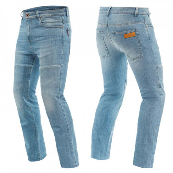 Dainese Denim Stone Slim Tex Pant O75 Stone Wash Blue