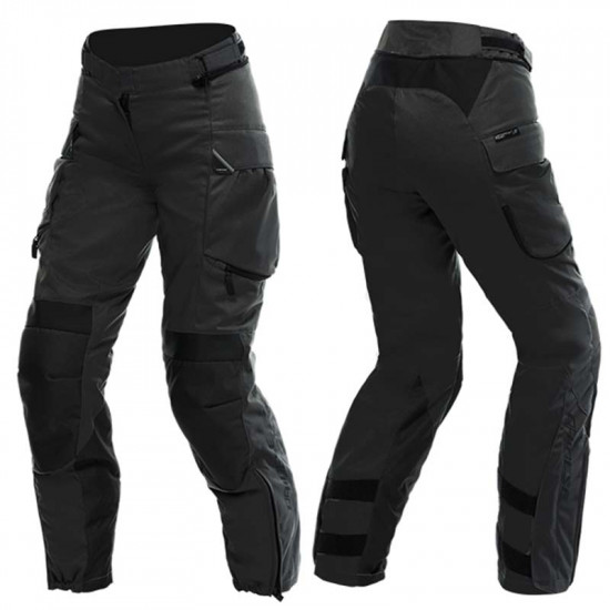Dainese Ladakh 3L D-Dry Lady Pant 631 Black Ladies Motorcycle Trousers - SKU 914/267459263138