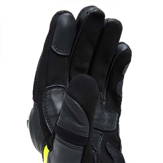 Dainese MIG 3 Leather Gloves Black Fluo Yellow £94.95 Mens Motorcycle Gloves - SKU 915/181593462001 from RaceLeathers Motorcycle Clothing