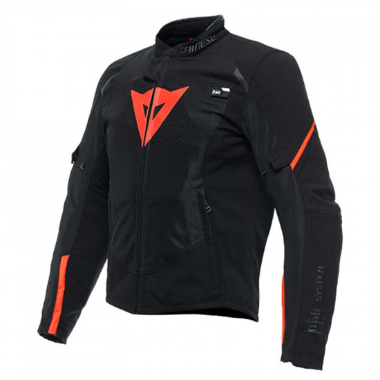 Dainese Smart Jacket LS Sport 628 Black Fluo Red