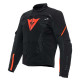 Dainese Smart Jacket LS Sport 628 Black Fluo Red