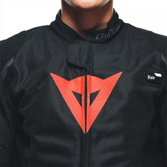 Dainese Smart Jacket LS Sport 628 Black Fluo Red