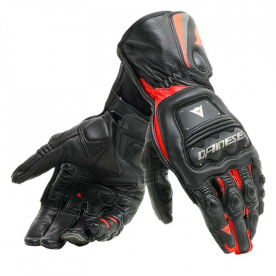 Dainese Steel-Pro Gloves 628 Black Fluo-Red