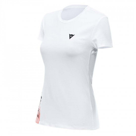 Dainese T-Shirt Logo Lady 601 White Black