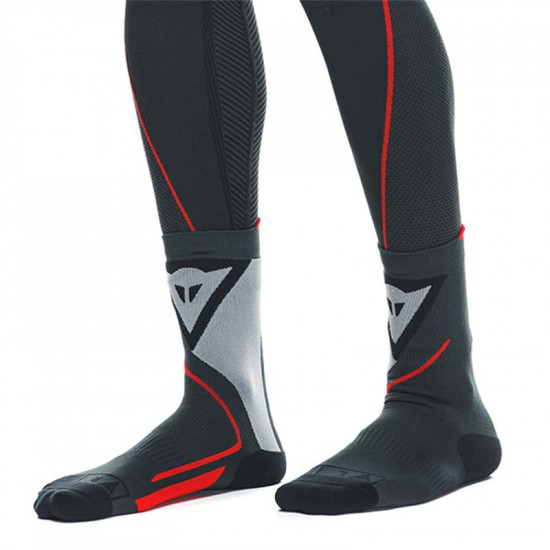 Dainese Thermo Mid Socks 606 Black Red Base Layers/Underwear - SKU 918/199627460601