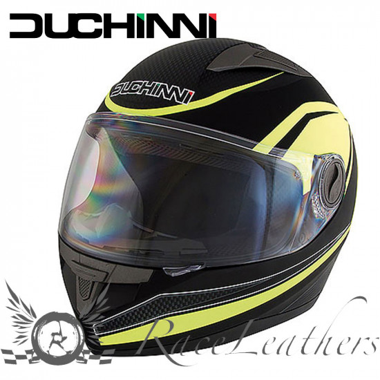 Duchinni D705 Syncro Black Neon Full Face Helmets - SKU DHD70592LA