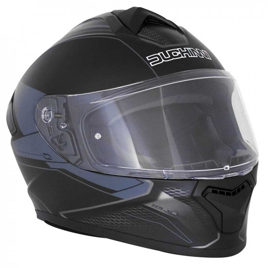 Duchinni D977 Black Gunmetal Helmet £89.99 Full Face Helmets - SKU DHD97783XS from RaceLeathers Motorcycle Clothing