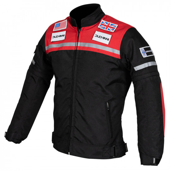Duchinni Kids Grid Jacket Black/Red £99.99 Childs Motorcycle Jackets - SKU DJKGRI85LA from RaceLeathers Motorcycle Clothing