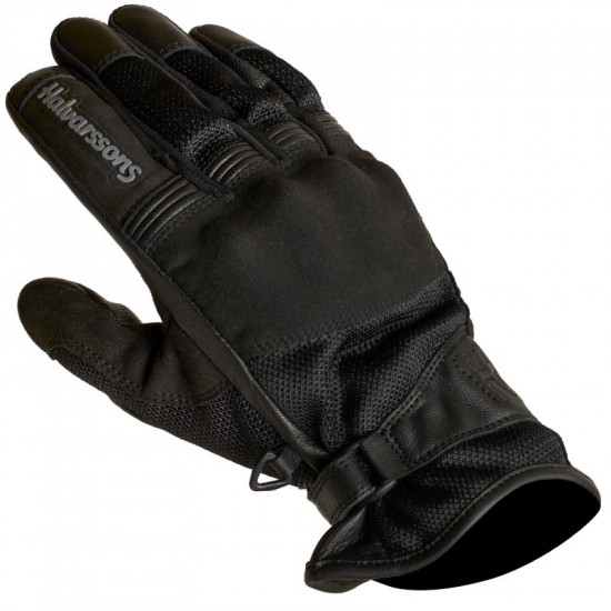 Halvarssons Gla Gloves Black Mens Motorcycle Gloves - SKU 710-22120100-05