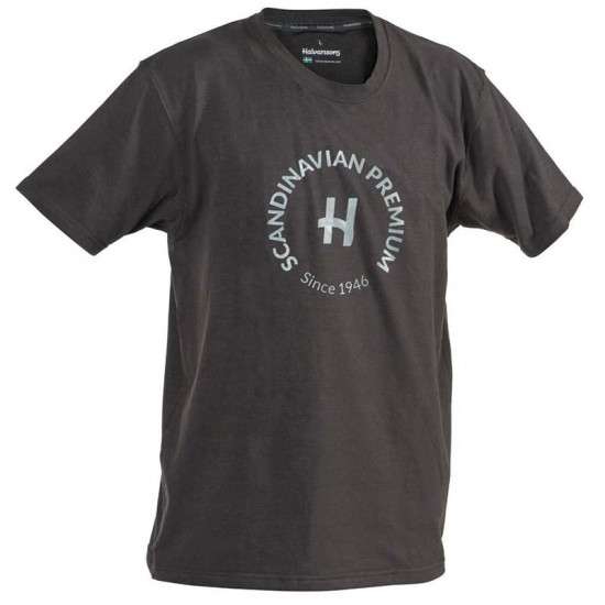 Halvarssons H Logo T Shirt Black Casual Wear - SKU 710-23130300-1