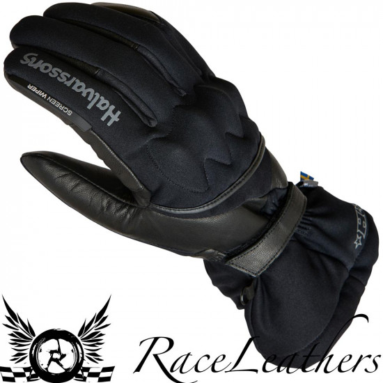 Halvarssons Splitz Black Gloves Mens Motorcycle Gloves - SKU 710-20120100-05